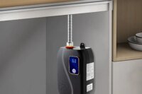 110V 3000W Tankless Water Heater Electric Instant Water Heating Machine Kitchen Water Boiler Hot Water Black