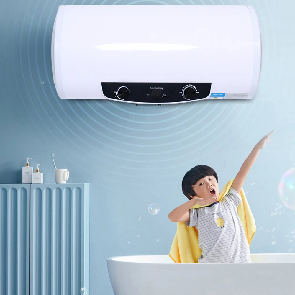 Digital Display Electric Water Heater 110V Horizontal Wall Mounted Instant Hot Water Heater for Kitchen Bathroom Sink