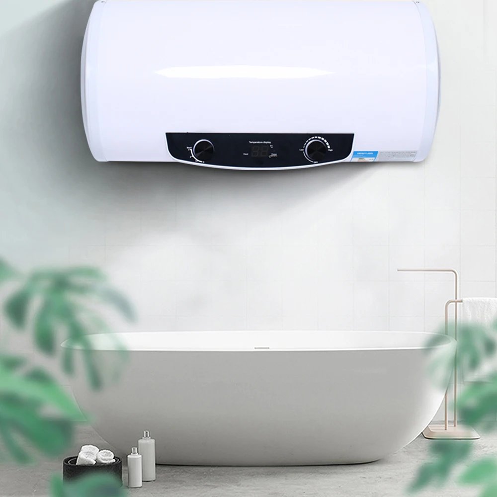 Digital Display Electric Water Heater 110V Horizontal Wall Mounted Instant Hot Water Heater for Kitchen Bathroom Sink