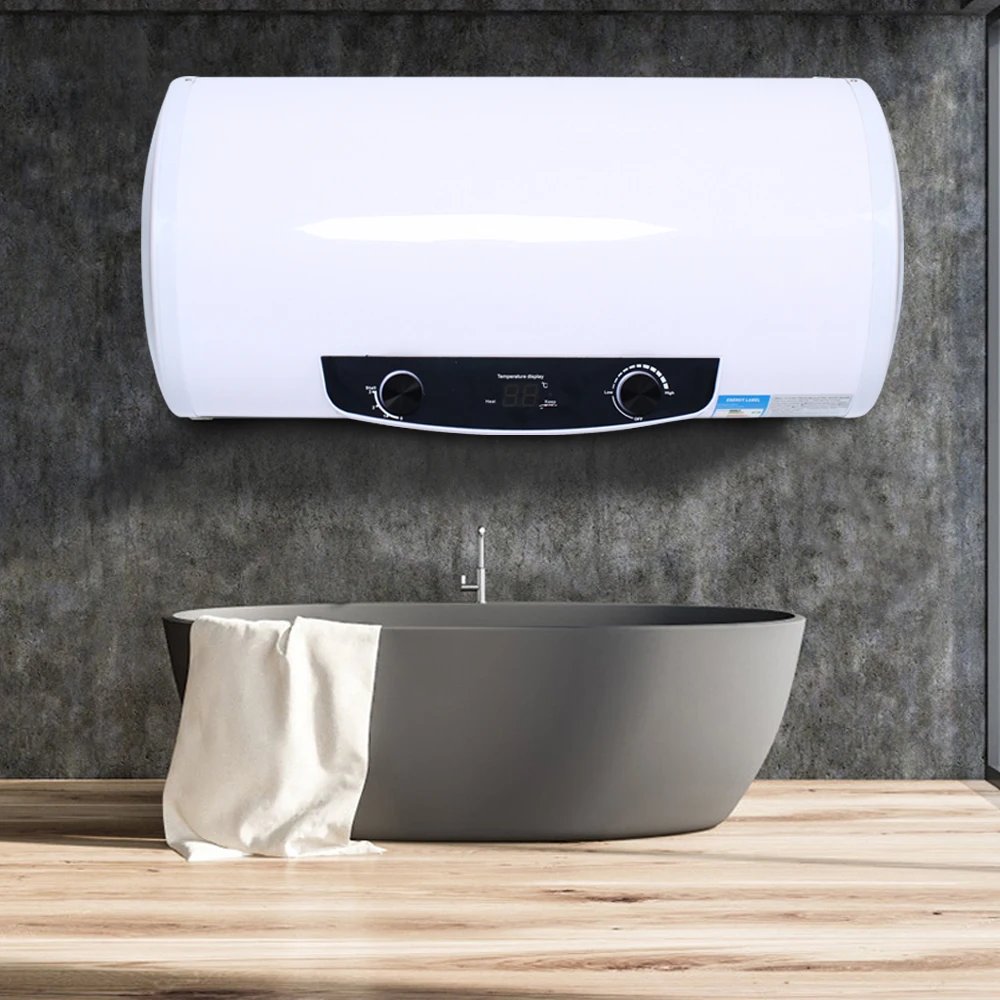 Digital Display Electric Water Heater 110V Horizontal Wall Mounted Instant Hot Water Heater for Kitchen Bathroom Sink