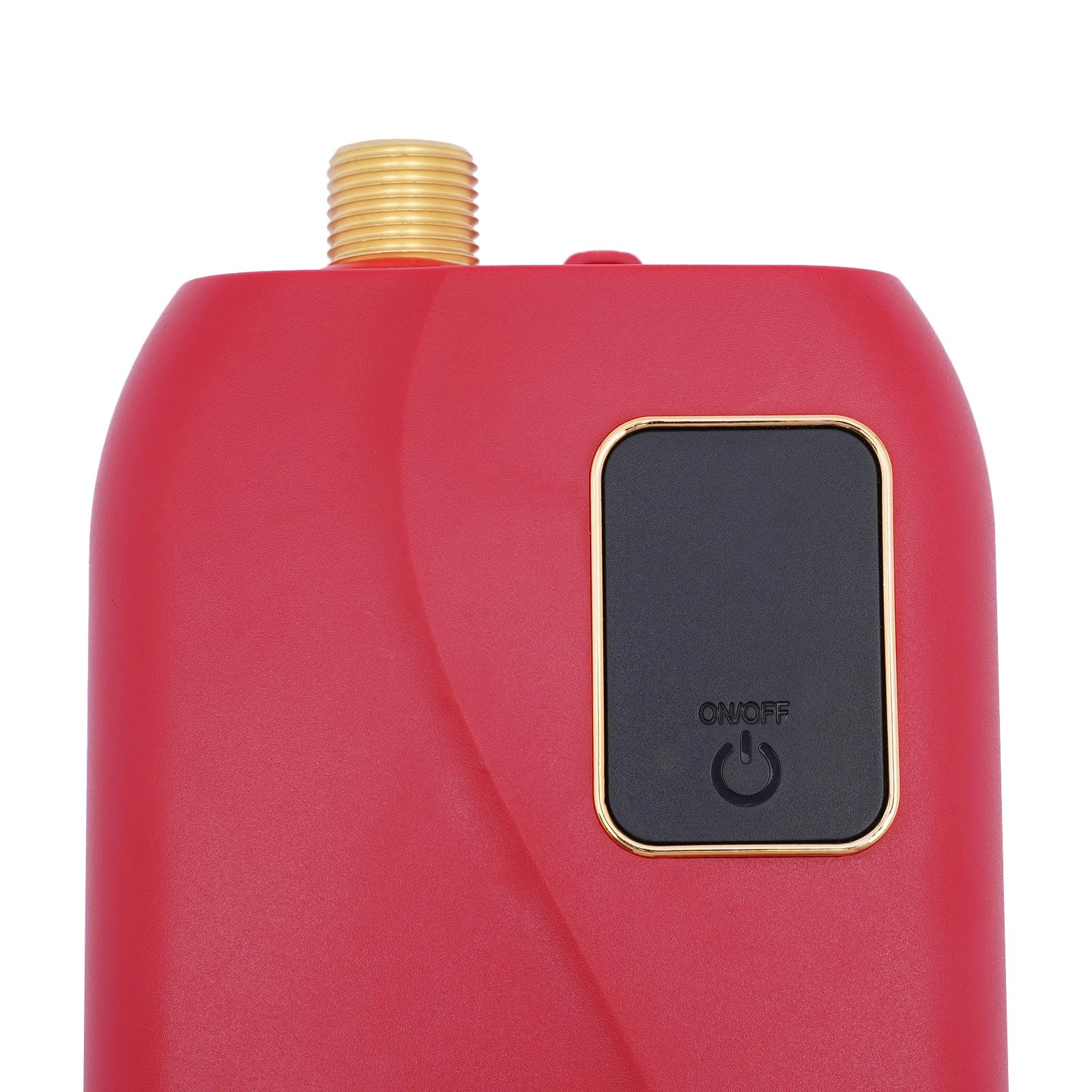 3000W Instant Water Heater 68-122℉ Kitchen Mini Electric Water Heater with Digital Display Red Tankless Water Heater