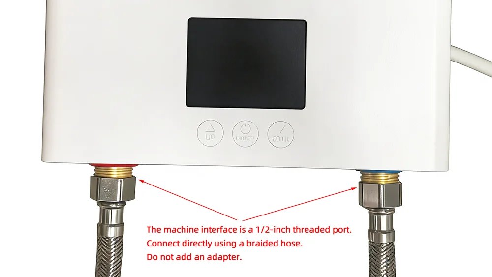 110V/220V Instant Water Heater 3000W/5500W Wall-Mounted Electric Heaters for Bathroom Hot Water Shower and Home Kitchen Heating