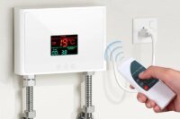 110V/220V Instant Water Heater 3000W/5500W Wall-Mounted Electric Heaters for Bathroom Hot Water Shower and Home Kitchen Heating