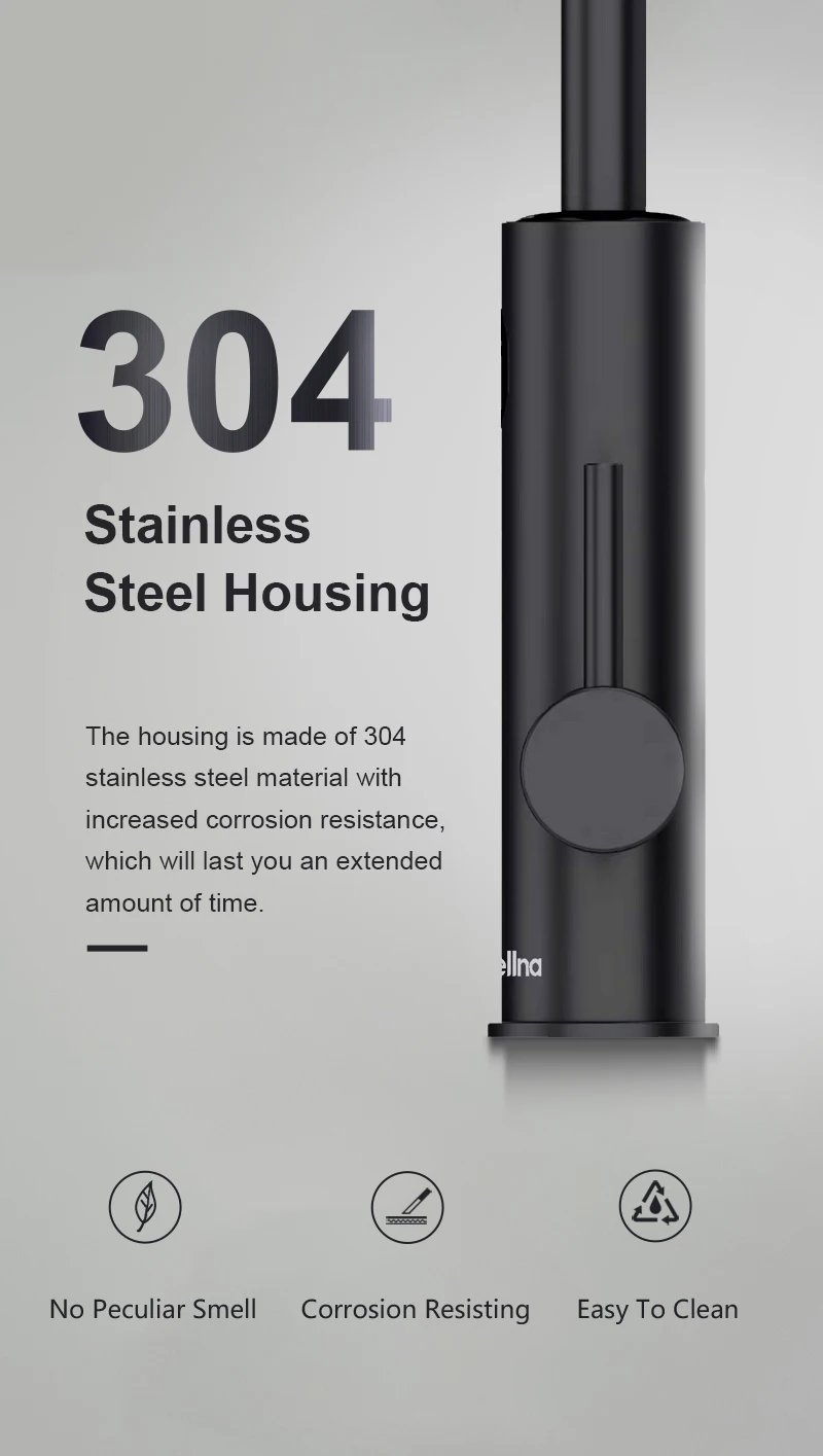 Briwellna 220V Electric Instant Water Heater 2 in 1 Kitchen Faucet Tankless Stainless Steel Water Heater TapInstant Geyser KM12