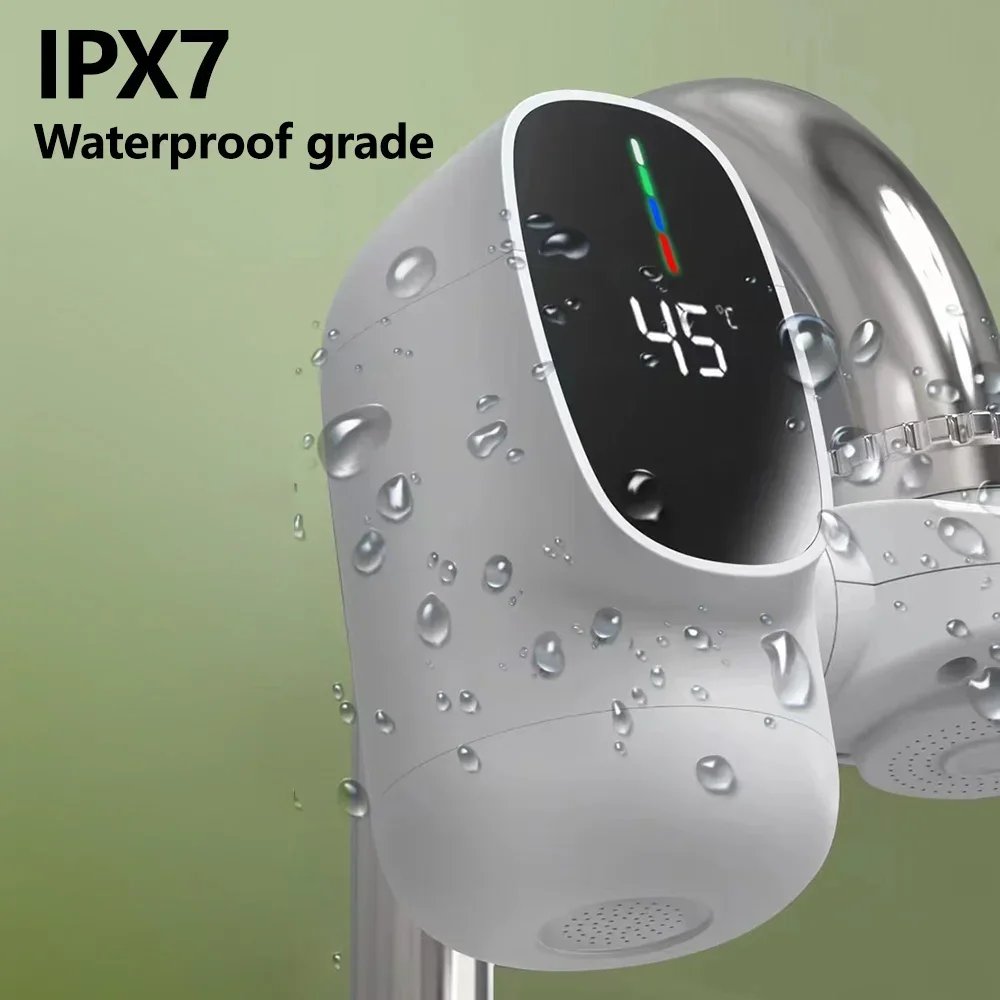 3000W Fast Heating Digital Display Instant Water Heater Tankless Heaters Kitchen Electric Hot Water Tap Bathroom Heating Faucet