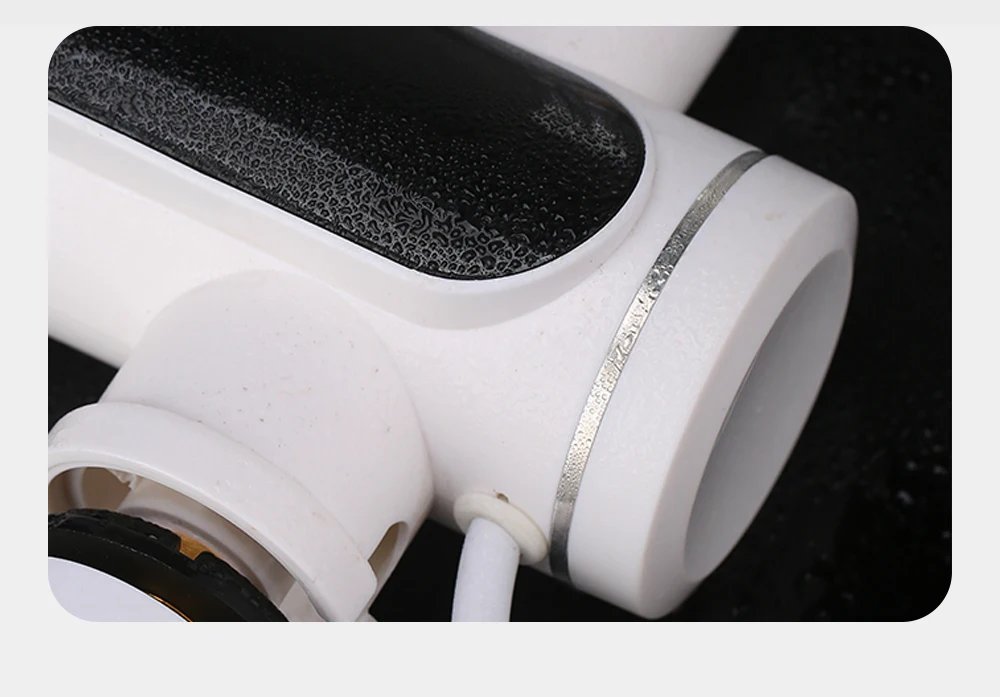 Instant Electric Water Heater Temperature Display Water Heating Kitchen Hot 3000W Water Heater with LED EU Plug Kitchen Faucet