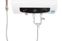 1500W Electric Water Heater 110V Wall Mounted Water Heater with 10 Gallon Tank Instant Hot Water Heater for Bathroom Kitchen RV