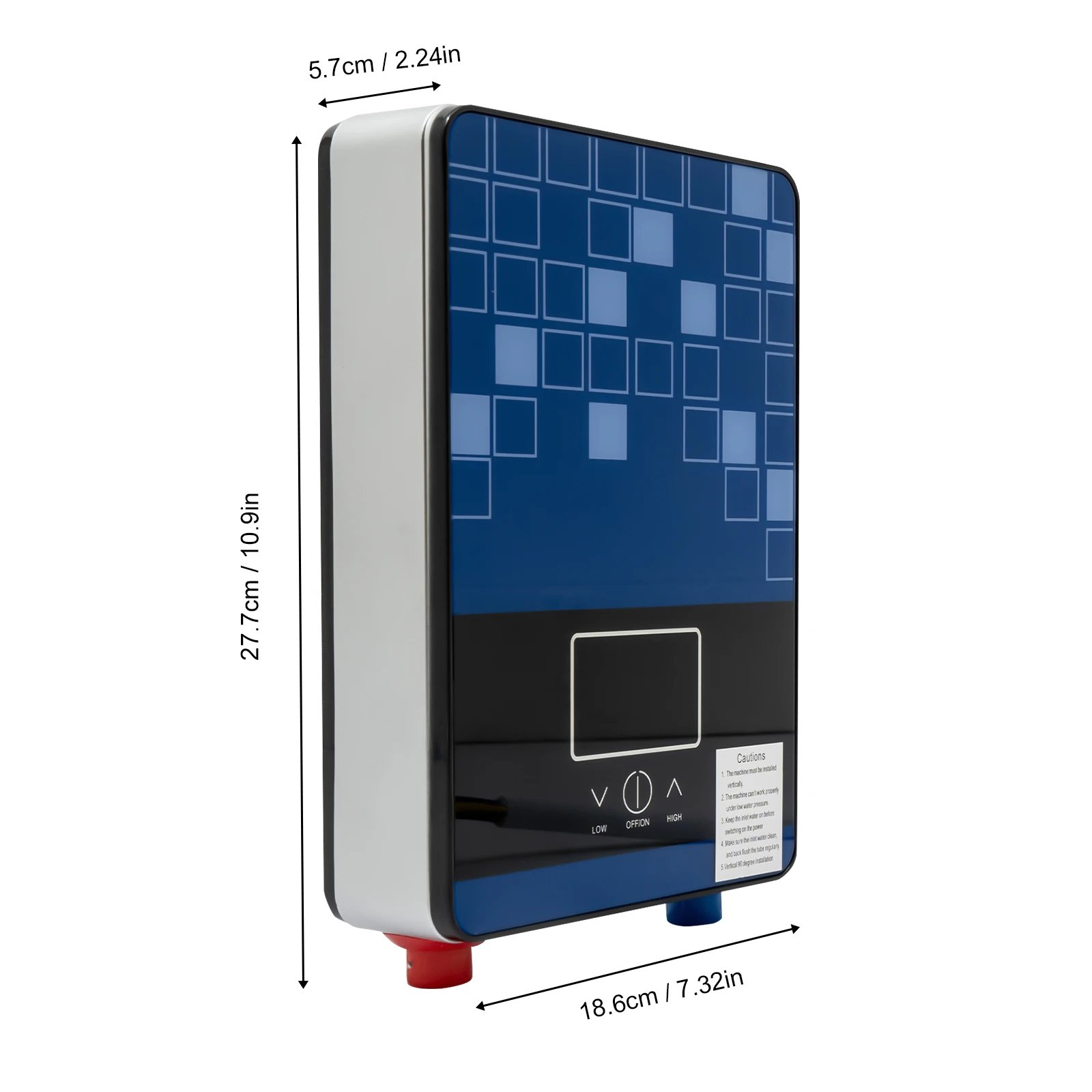 4500W/6500W Instant Water Heater Hot Shower Set Wall-mounted LED Display Tankless Water Heater Water Boiler Constant Hot Water