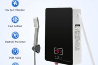 6000W Instant Water Heater Mini Tankless Water Heater Kitchen Touch Control Instantaneous Water Heater