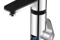 3000W Instant Electric Faucet Heater Tap Display Temperature Tankless Water Heater for Kitchen and Bathroom EU/UK/AU Plug 220V