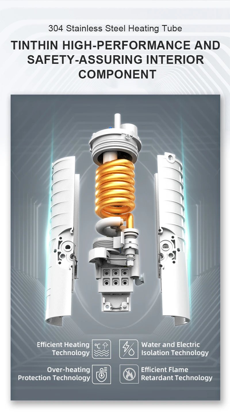 Briwellna Electric Water Heater Kitchen Faucet 2 In 1 With Digital Display Stainless Steel 220V Electric Tap Geyser Robinet