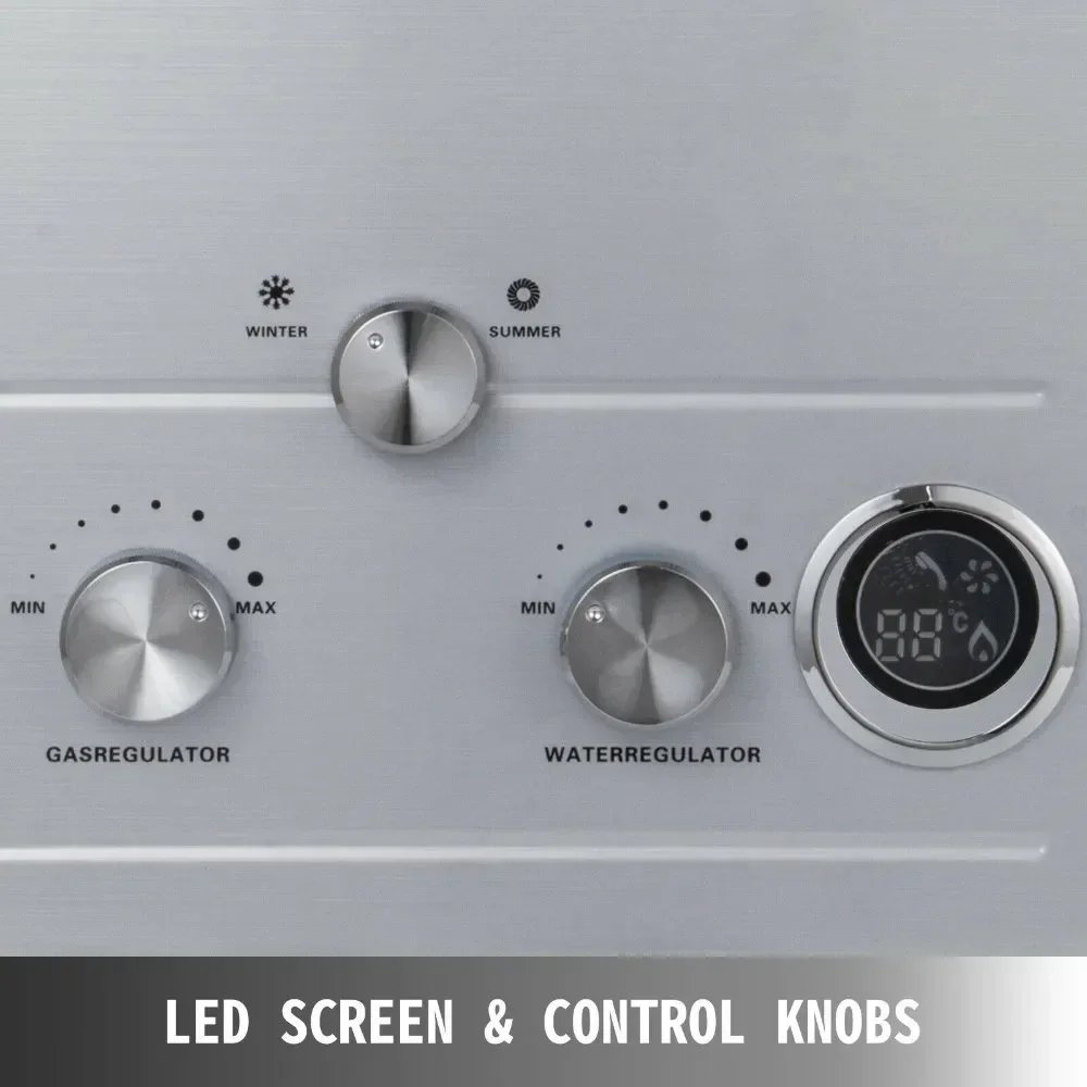 Sihao LPG Water Heater 6L 8L 10L 12L 16L 18L LPG Portable Instant Liquefied Petroleum Gas Water Heater Tankless Boiler Kit