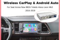 AUTOABC Wireless carplay Android Auto For Golf7 Arona IBIZA Toledo Ateca Seat Leon Mk3 2014-2019 Support OEM Aftermarket Camera