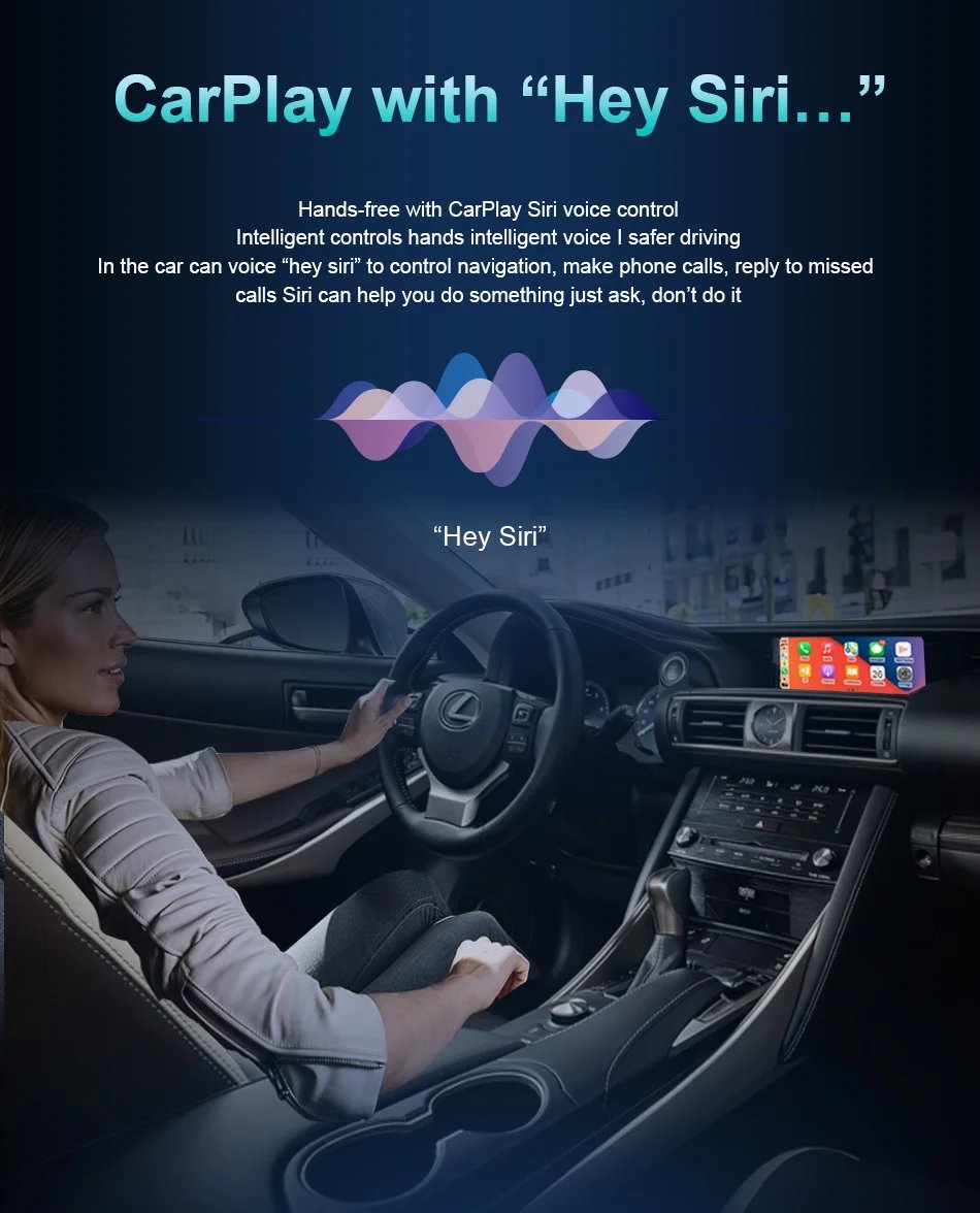Nunoo Android 14 Wireless Carplay Auto Radio For Lexus IS RC 200 250 300 350 200t 300h Multimedia Player Navigation GPS DSP