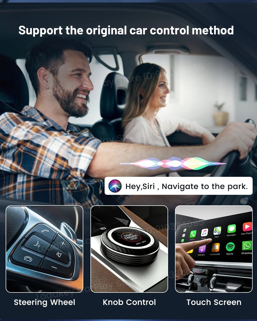 CarlinKit Android 13 Tv Box CarPlay Android Auto TBox Ambient Wireless Adapter Android Auto For Netfilx Youtube IPTV Spotify GPS