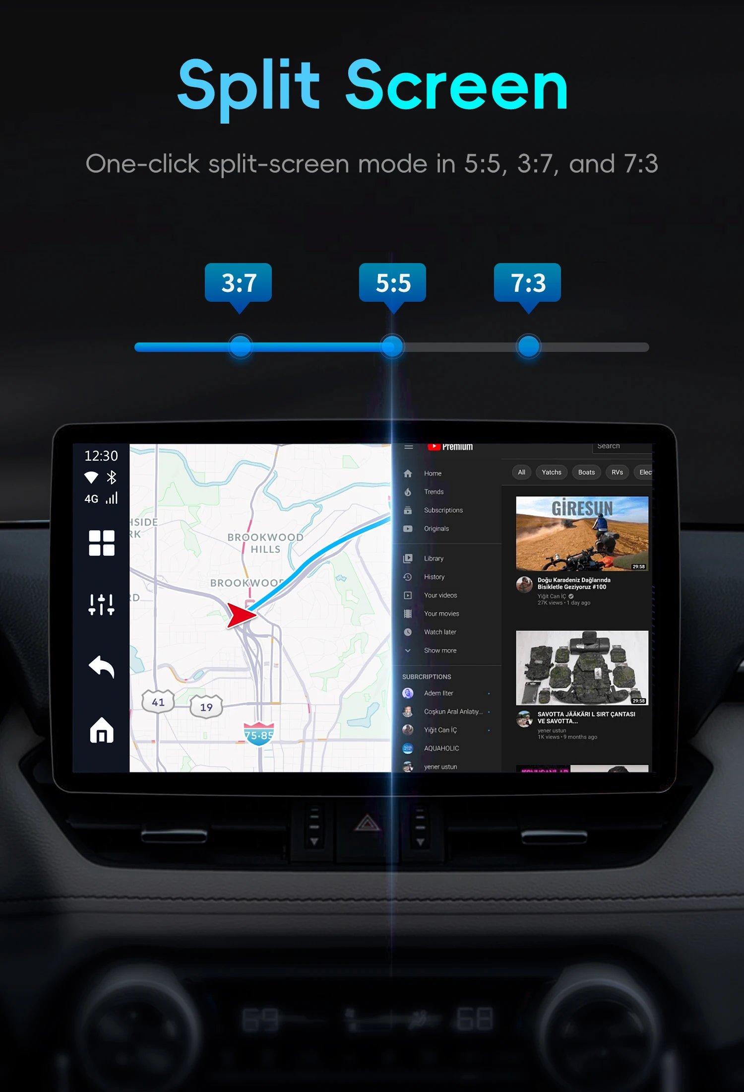 OTTOCAST P3 OttoAibox CarPlay AI Box Wireless Android Auto Smart TV Box Car Accessories for Benz Audi Kia Hyundai VW Toyota 2024