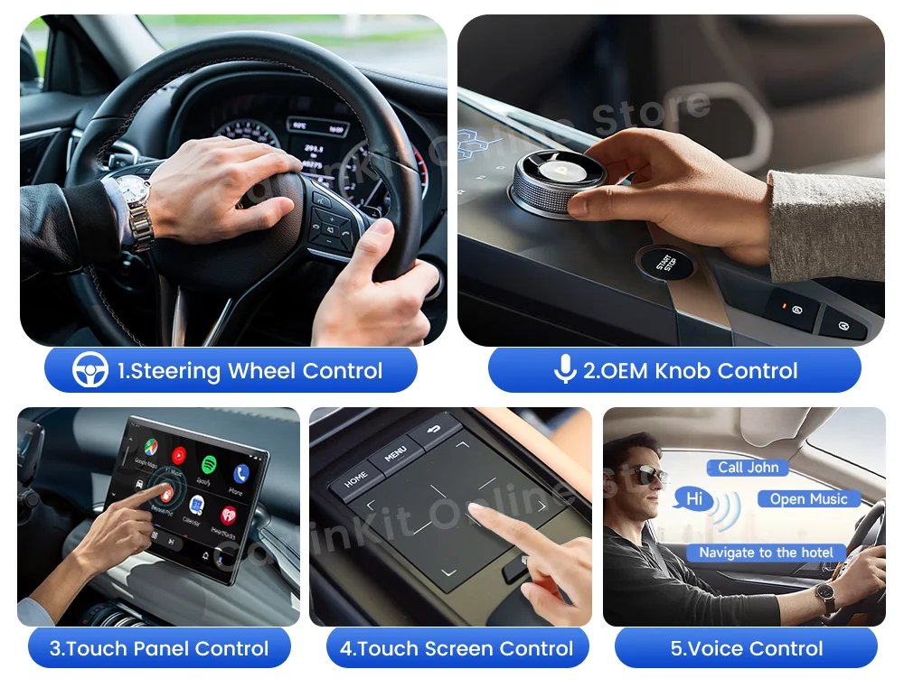 Carlinkit Android 13 Tv Box 6225 LED Wireless Android Auto CarPlay Wireless Adapter Support Youtube Netfilx IPTV Spotify GPS