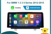 Wireless CarPlay Android Auto Multimedia Display Screen For BMW 1 2 3 4 Series F20 F21 F22 F30 F31 F32 F33