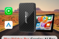 Ottocast Play2video Pro AI Box Wireless Carplay Android Auto Adapter Netflix Dongle Video Playback 1080p Screen Mirror for Audi