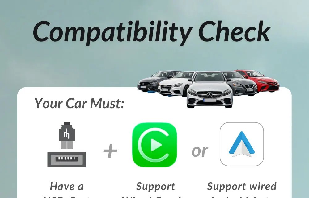 Ottocast Play2video Pro AI Box Wireless Carplay Android Auto Adapter Netflix Dongle Video Playback 1080p Screen Mirror for Audi