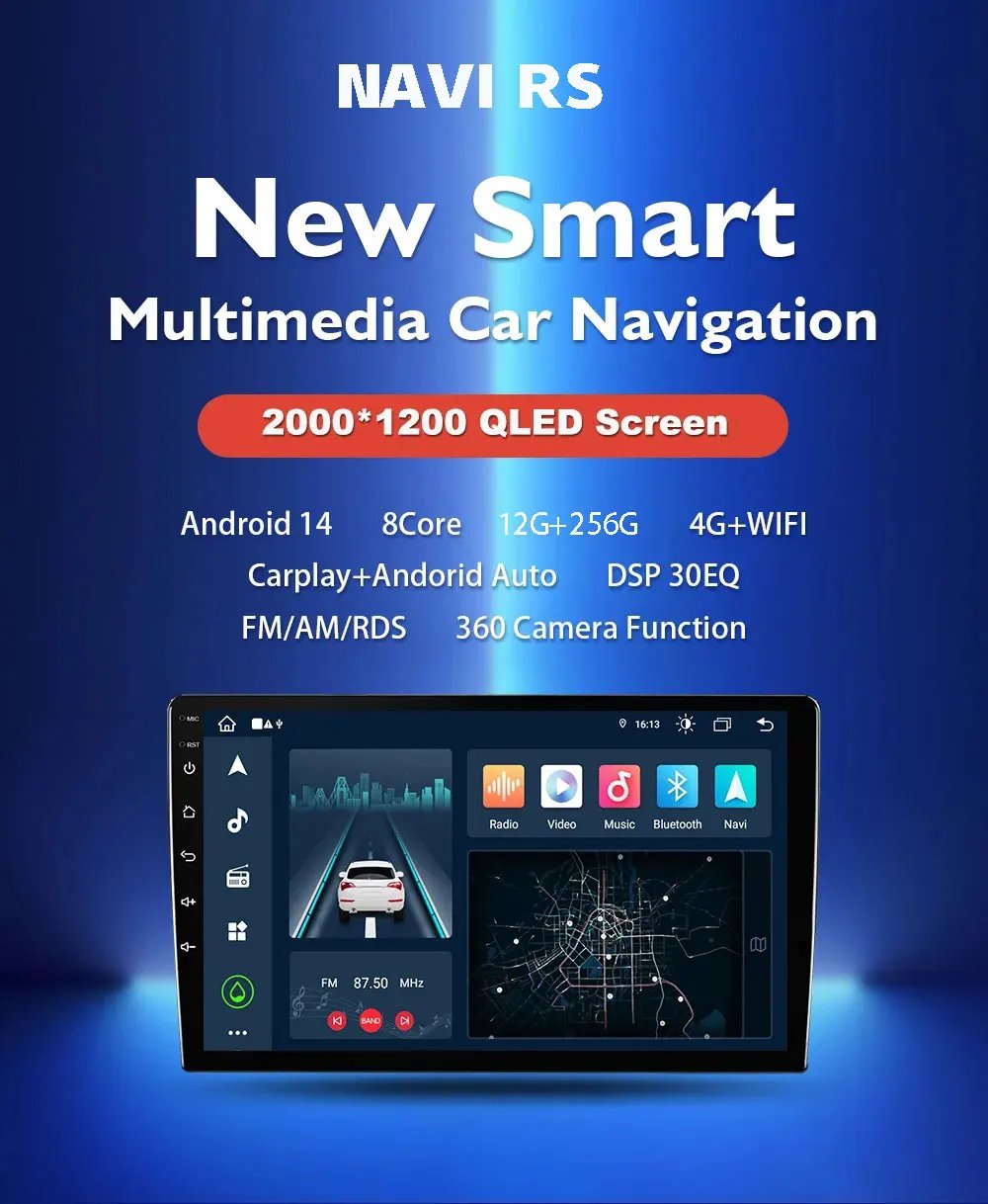 Android 15 Carplay Auto For Ford Figo 2015 2016 2017 2018 Car Radio 4G WIFI Player Multimedia srereo Navigation Video 360 Camera
