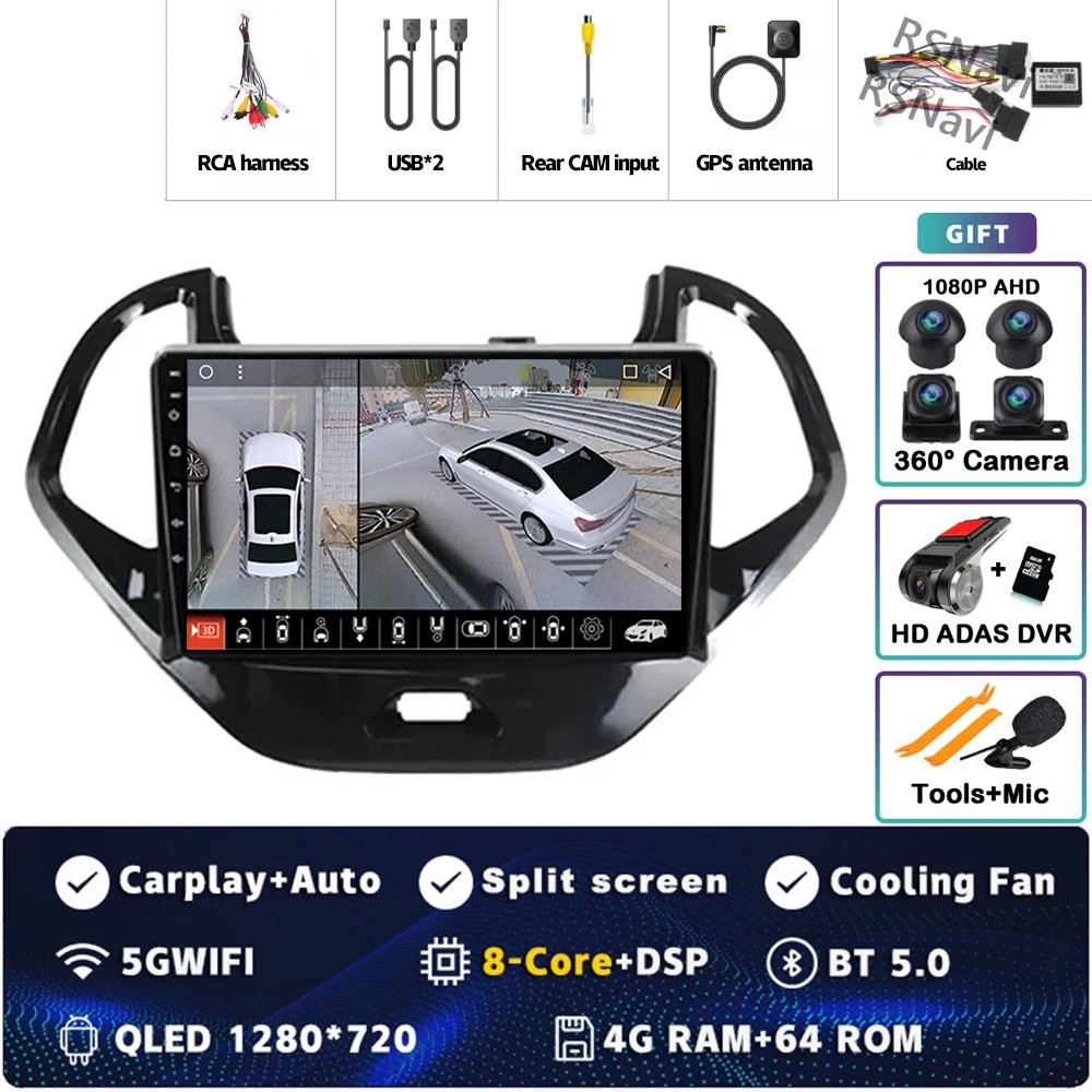 4G-64G 360 DVR