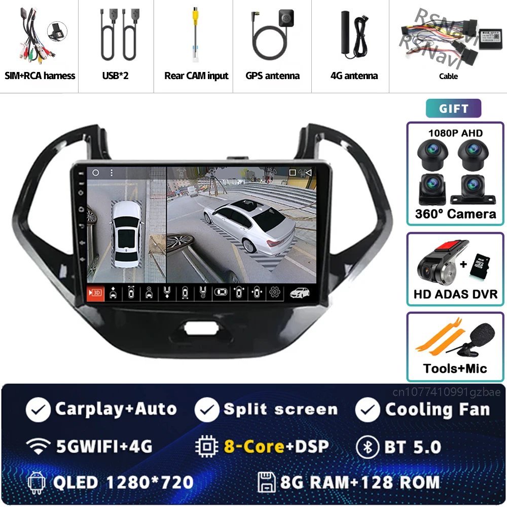 8G-128G 360 DVR