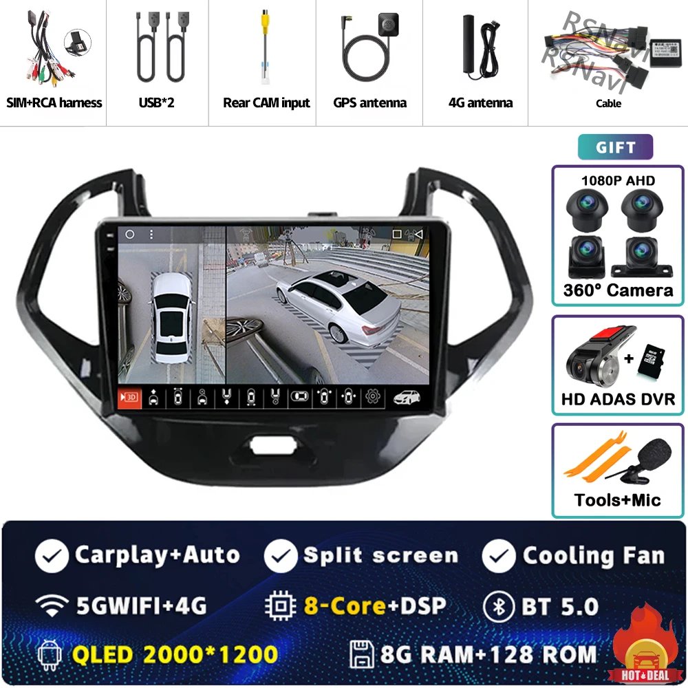 2K 8G-128G 360 DVR