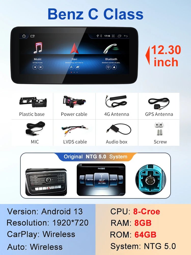 5.0 8G 64G 12.3