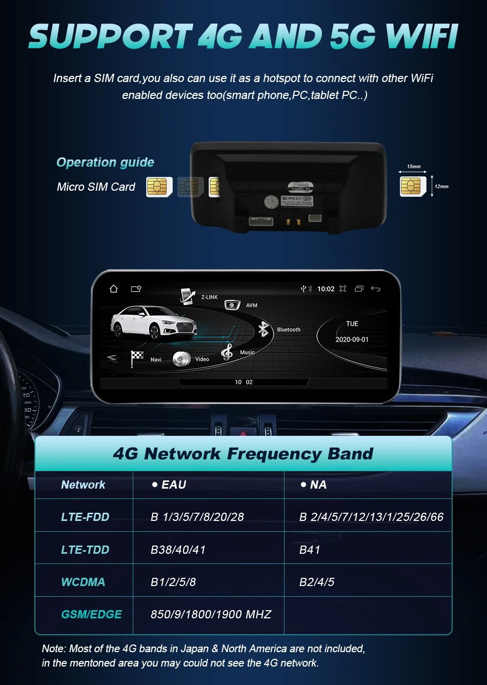 Android 14 Carplay Car Multimedia Player For Audi A6 C7 A7 2012~2018 Touch Screen 4G Music Stereo GPS Navi 8+256GB Auto Radio Android 14 Carplay Car Multimedia Player For Audi A6 C7 A7 2012~2018 Touch Screen 4G Music Stereo GPS Navi 8+256GB Auto Radio