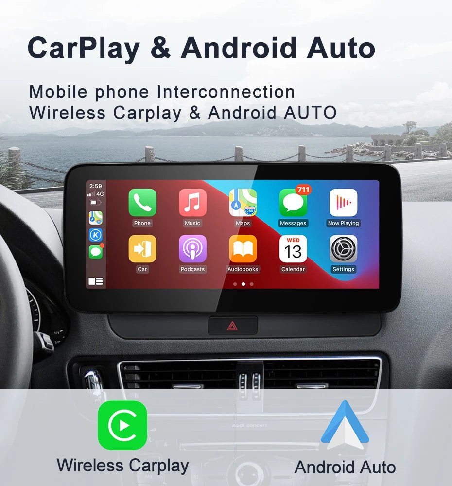 STWEI Factory Price 8G 64G Android13 12.3inch Carplay AUTO For AUDI 09-16 Q5 Car Video Players GPS Navi Bluetooth Android Radio STWEI Factory Price 8G 64G Android13 12.3inch Carplay AUTO For AUDI 09-16 Q5 Car Video Players GPS Navi Bluetooth Android Radio