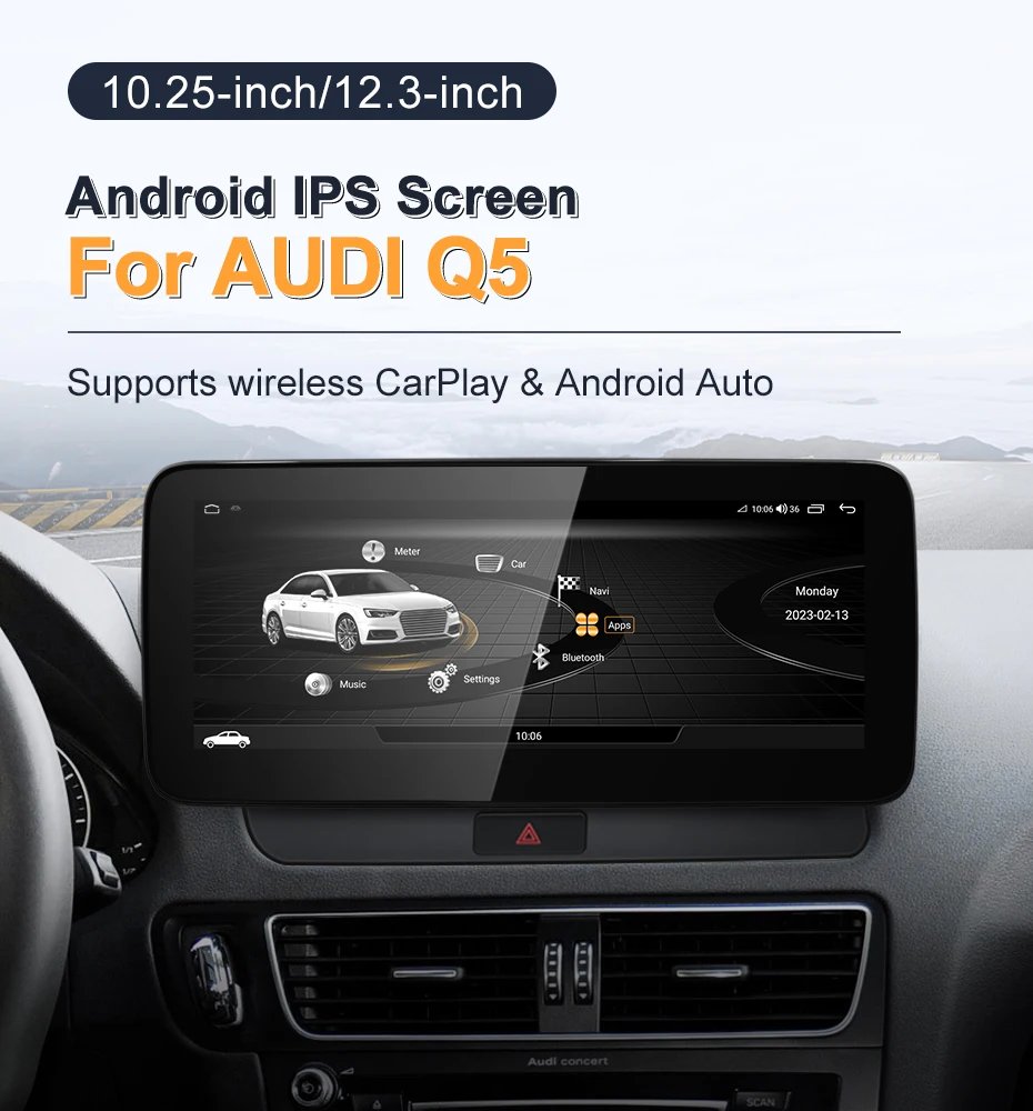 STWEI Factory Price 8G 64G Android13 12.3inch Carplay AUTO For AUDI 09-16 Q5 Car Video Players GPS Navi Bluetooth Android Radio STWEI Factory Price 8G 64G Android13 12.3inch Carplay AUTO For AUDI 09-16 Q5 Car Video Players GPS Navi Bluetooth Android Radio