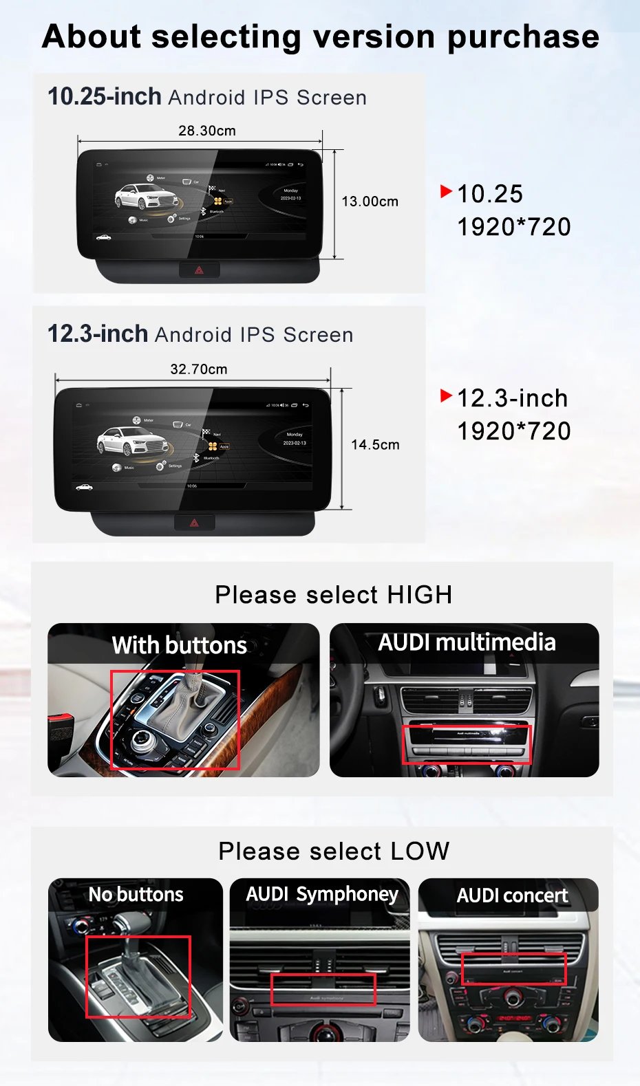 STWEI Factory Price 8G 64G Android13 12.3inch Carplay AUTO For AUDI 09-16 Q5 Car Video Players GPS Navi Bluetooth Android Radio STWEI Factory Price 8G 64G Android13 12.3inch Carplay AUTO For AUDI 09-16 Q5 Car Video Players GPS Navi Bluetooth Android Radio