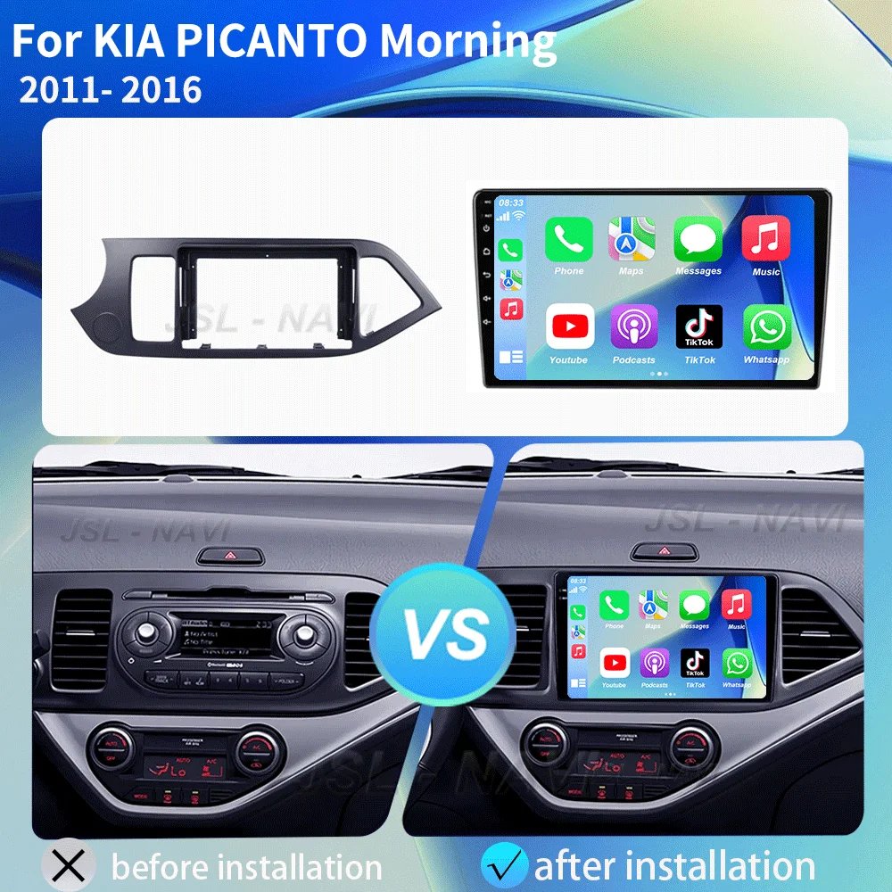 Android 15 For KIA PICANTO Morning 2011 2012 2013 2014 2015 2016 Carplay Auto Multimedia Car Radio Navigation Player WIFI+4G DSP Android 15 For KIA PICANTO Morning 2011 2012 2013 2014 2015 2016 Carplay Auto Multimedia Car Radio Navigation Player WIFI+4G DSP
