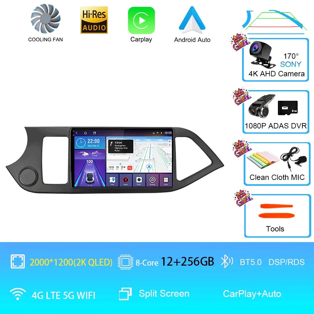 12G 256G AHD DVR 2K