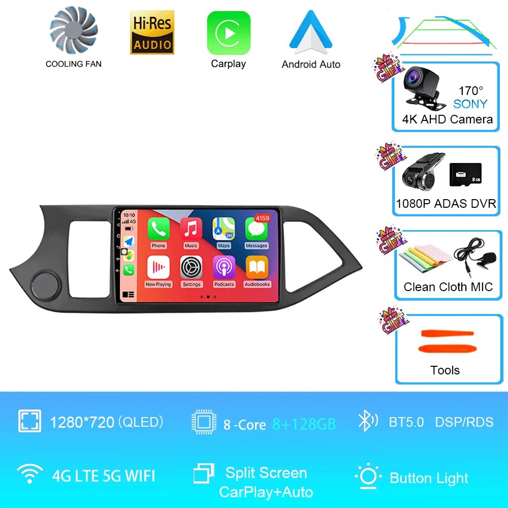 8G 128G AHD DVR