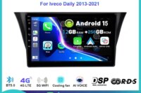 Android 15 WIFI+4G Kamera 360 Carplay Auto do Iveco Daily 2013 2014 2015 2016 2017-2021 Radio Samochodowe Odtwarzacz Multimedial
