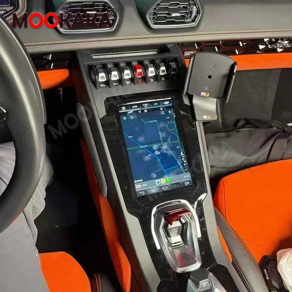 Android Auto GPS Navi Car Radio For Lamborghini Huracan 2014-2018 Stereo Multimedia Player 10.4