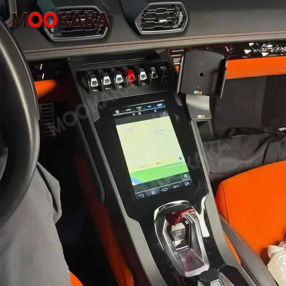 Android Auto GPS Navi Car Radio For Lamborghini Huracan 2014-2018 Stereo Multimedia Player 10.4