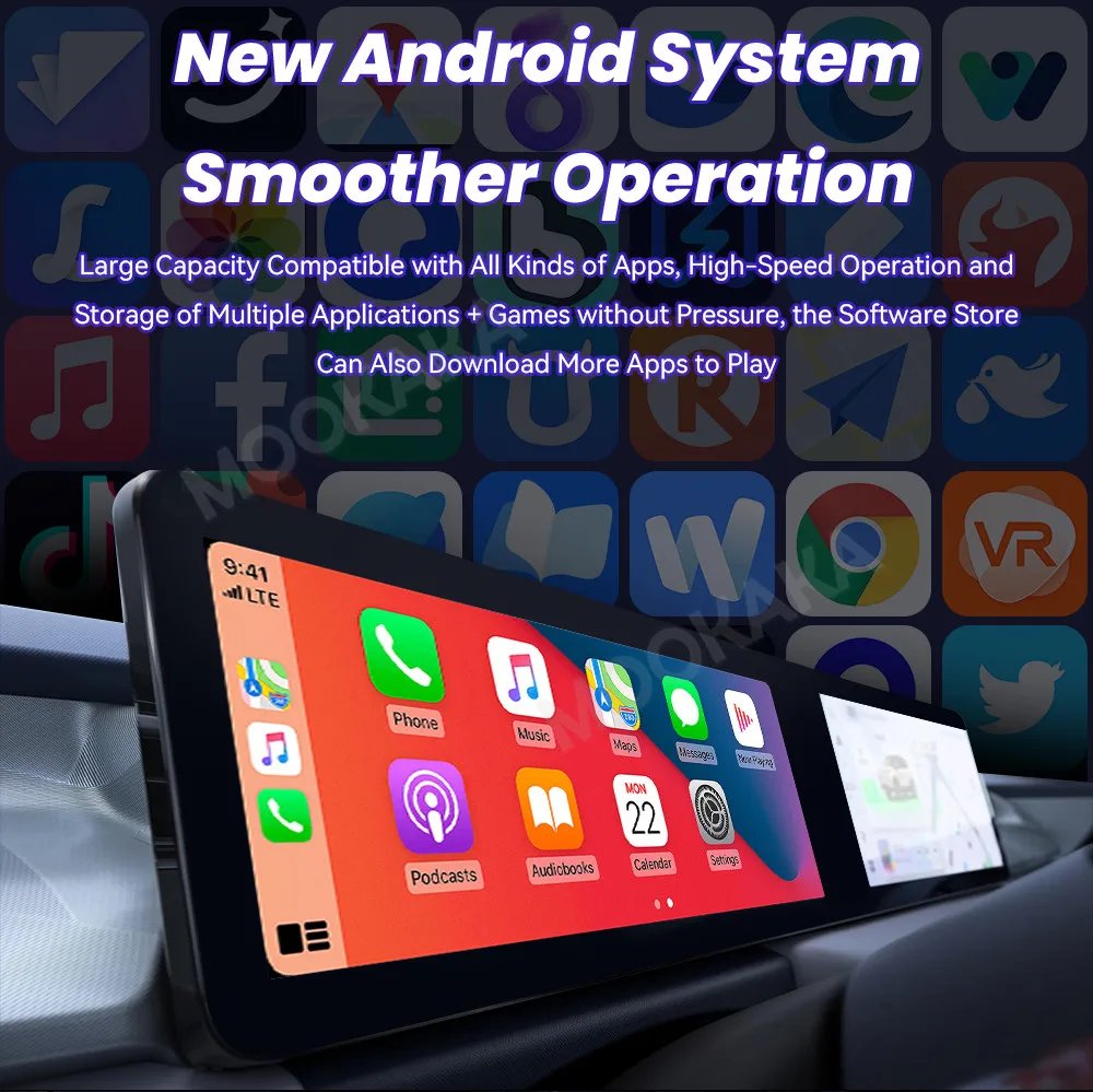 Android Auto GPS Navi Car Radio For Lamborghini Huracan 2014-2018 Stereo Multimedia Player 10.4