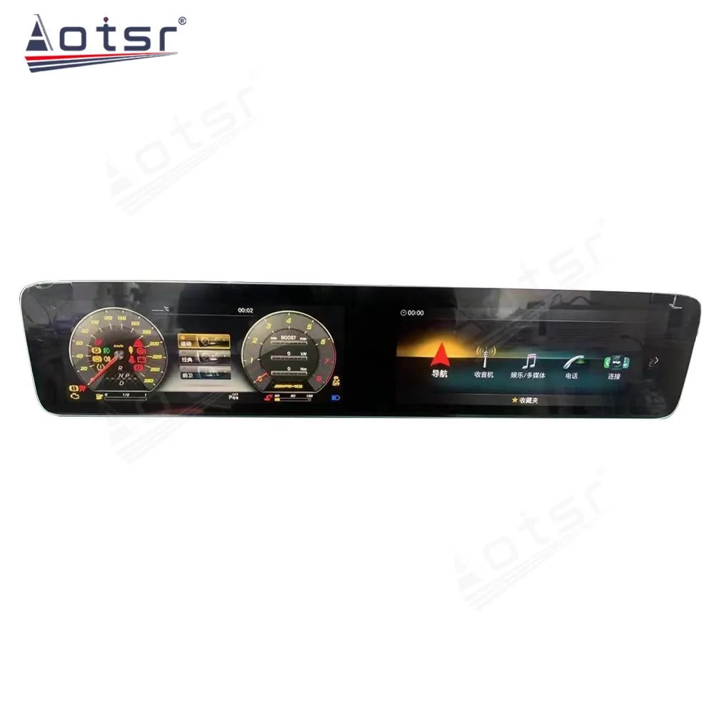 13.6 Inch Android 13 CarPlay Car Radio For Mercedes Benz G-Class G-Wagon G500 G63 2017-2024 Multimedia Player GPS Navigation DSP