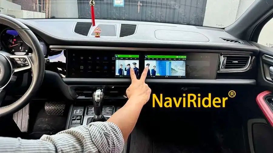 12.3inch Dual Screen Android Car Radio For Porsche Macan 2011-2017 Multimedia Video Player GPS 4G WiFi Carplay Auto Navigation