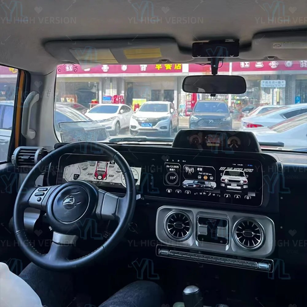 S Android Auto Carplay For Toyota FJ Cruiser 2007-2022 Car Radio Digital Cluster Dual Screen GPS Navi  Head Unit DSP Bluetooth