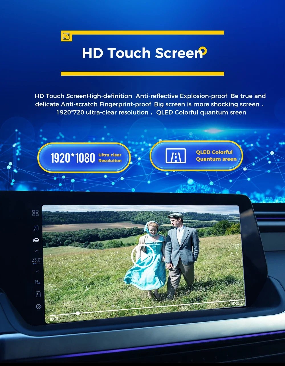 S Android Auto Carplay For Toyota FJ Cruiser 2007-2022 Car Radio Digital Cluster Dual Screen GPS Navi  Head Unit DSP Bluetooth