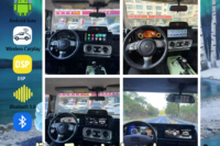 S Android Auto Carplay For Toyota FJ Cruiser 2007-2022 Car Radio Digital Cluster Dual Screen GPS Navi  Head Unit DSP Bluetooth