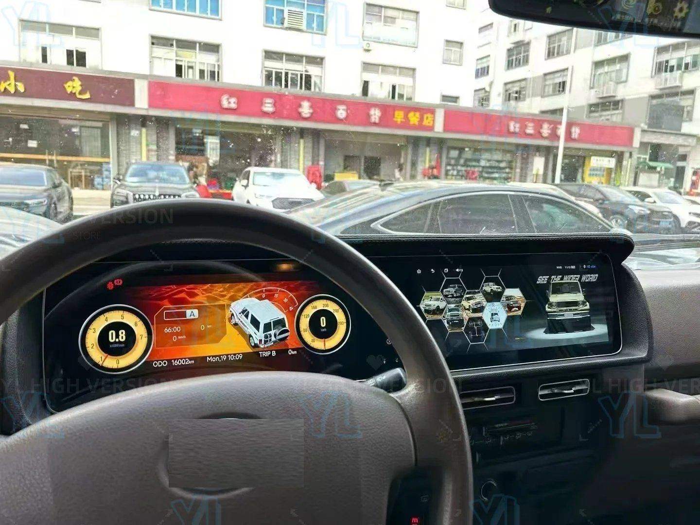 S Android Auto Carplay For Toyota FJ Cruiser 2007-2022 Car Radio Digital Cluster Dual Screen GPS Navi  Head Unit DSP Bluetooth