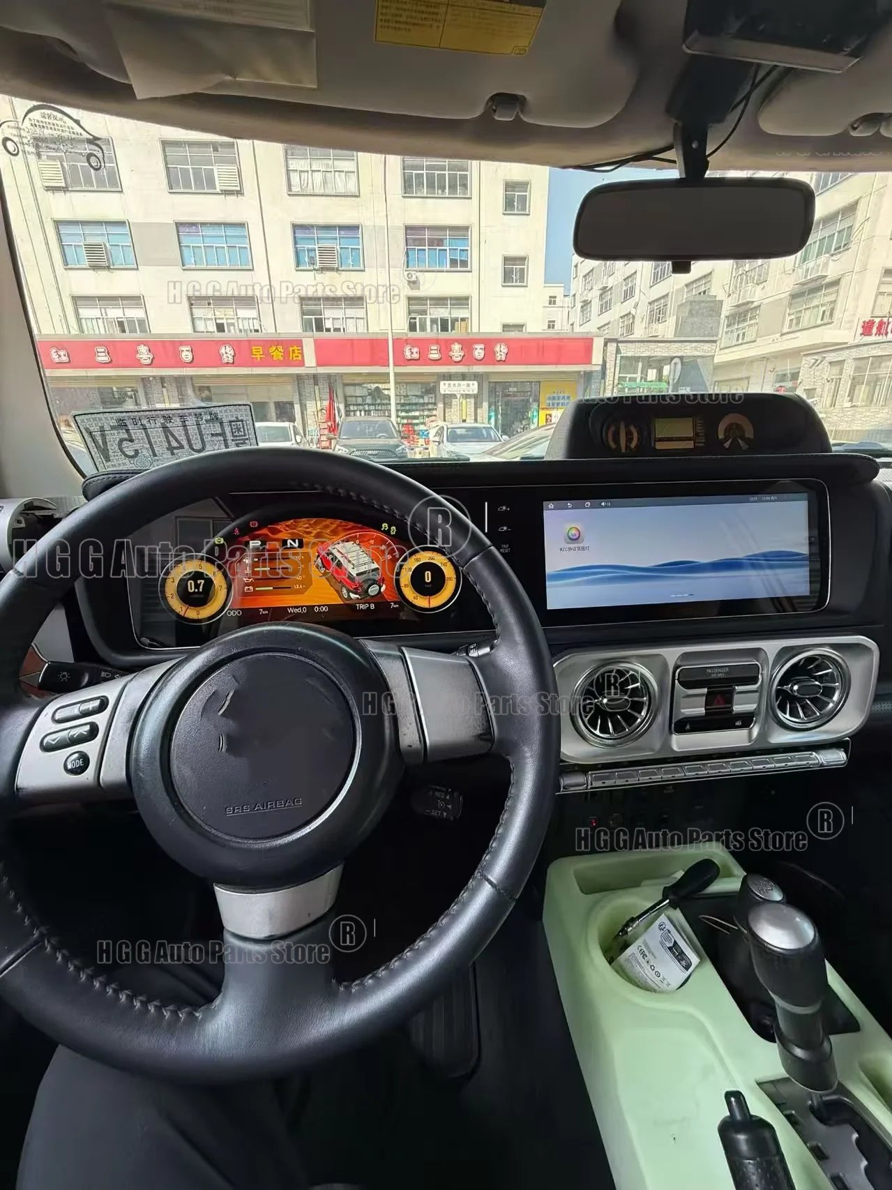 12.3'' HD Dual Screen Car Radio For Toyota Land Crulser FJ 2007-2022 Car Multimedia Video Player GPS Navigation Carplay Unit DSP