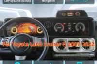 12.3'' HD Dual Screen Car Radio For Toyota Land Crulser FJ 2007-2022 Car Multimedia Video Player GPS Navigation Carplay Unit DSP