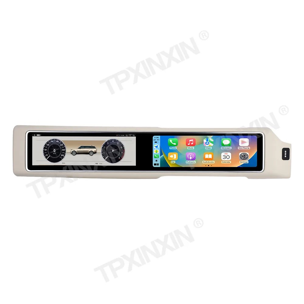12.3 Inch Dual HD Screen Car Radio Android 13 For Land Rover Range Rover Sport 2014-2017 CarPlay Multimedia Player GPS Head Unit