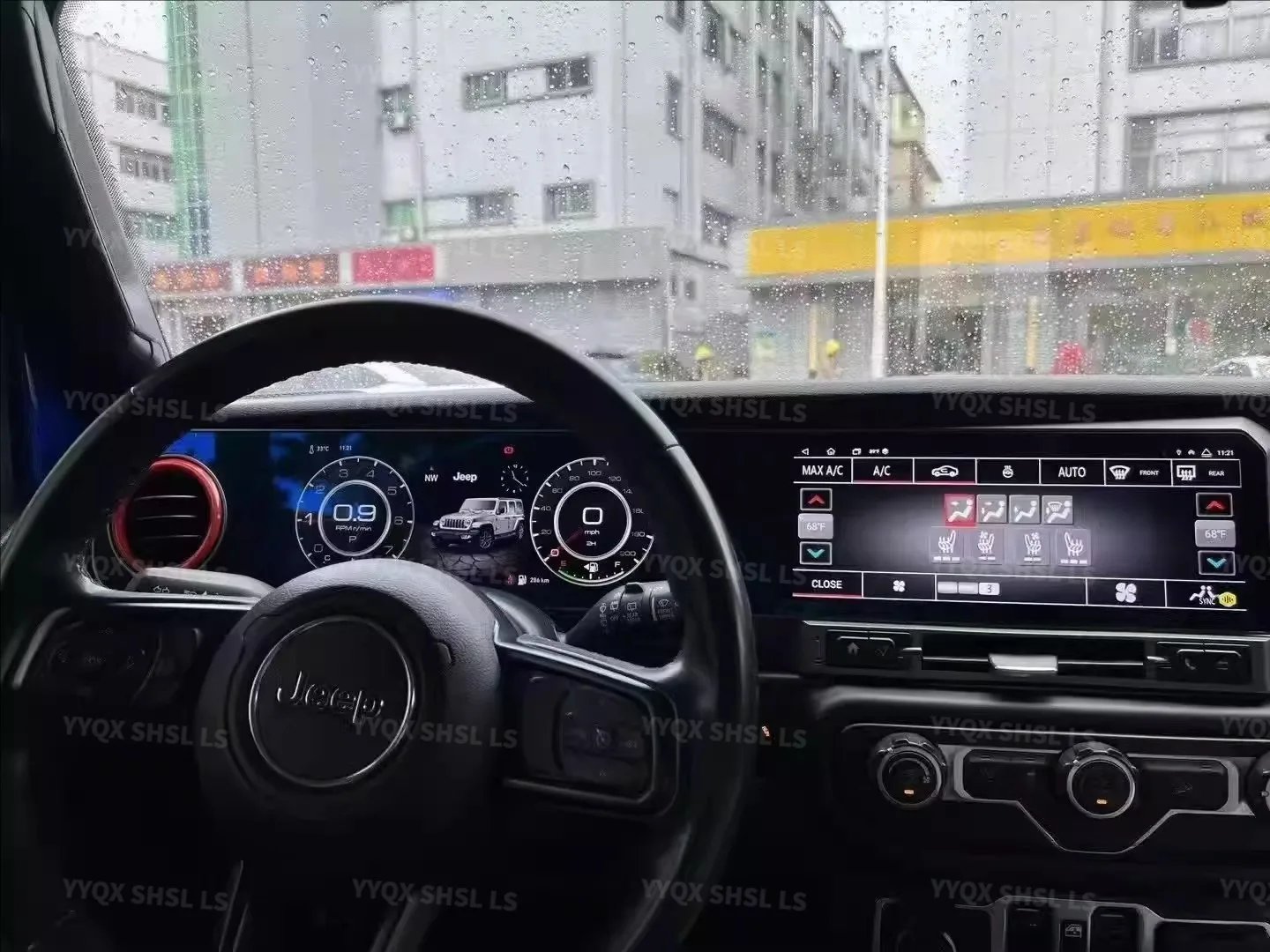 24.6inch Dual ScreenAndroid Car Radio For JEEP Wrangler JL 2018-2022 Gladiator Multimedia Video Player GPS Navigation 4G Carplay